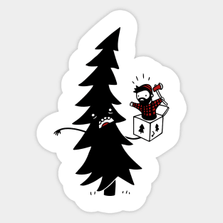 Lumberjack-In-The-Box Sticker